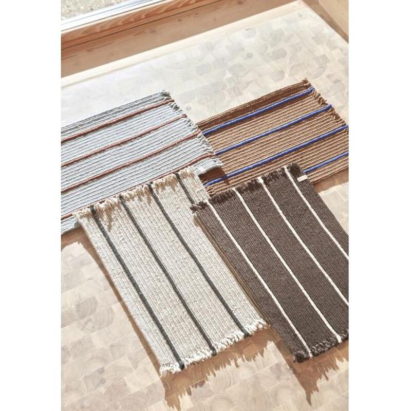OYOY Lina Recycled Doormat Dusty Blue image number 1
